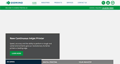 Desktop Screenshot of domino-printing.com